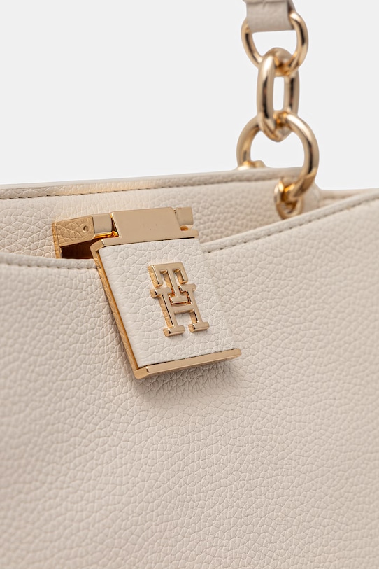 Tommy Hilfiger чанта crossbody дамска от имитация на кожа бежов AW0AW17191