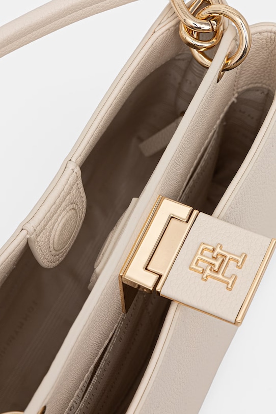 Tommy Hilfiger чанта crossbody дамска от имитация на кожа AW0AW17191 бежов