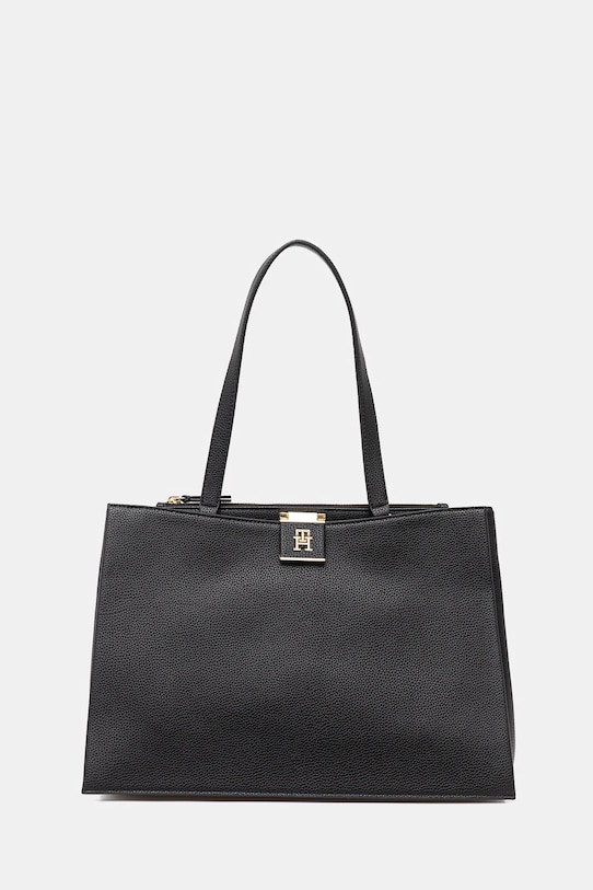 Tommy Hilfiger torebka mieści A4 czarny AW0AW17191