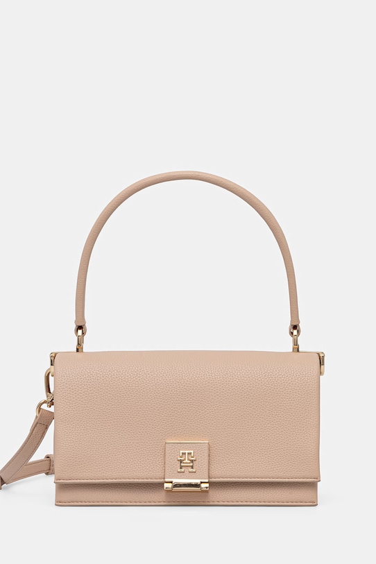 Tommy Hilfiger geantă crossbody de damă cu imitație de piele portocaliu AW0AW17216