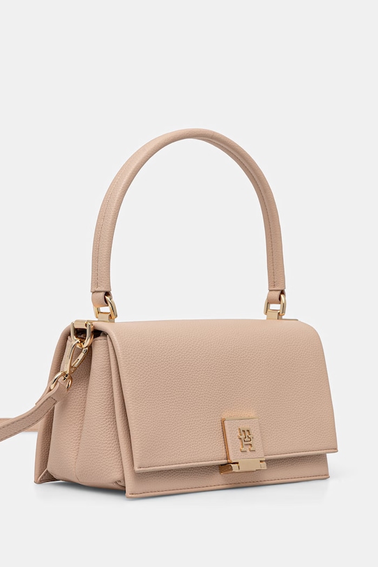 Tommy Hilfiger geantă crossbody de damă cu imitație de piele AW0AW17216 portocaliu SS26