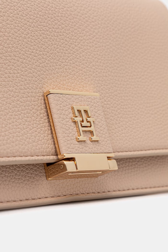 Tommy Hilfiger geantă crossbody de damă cu imitație de piele portocaliu AW0AW17216