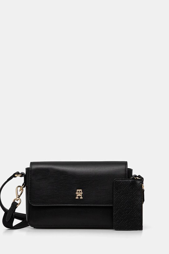 Kabelka Tommy Hilfiger nevejde se A4 černá AW0AW17219