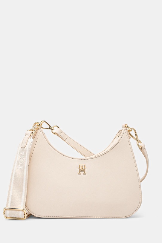 Τσάντα Tommy Hilfiger συνθετικό μπεζ AW0AW17226