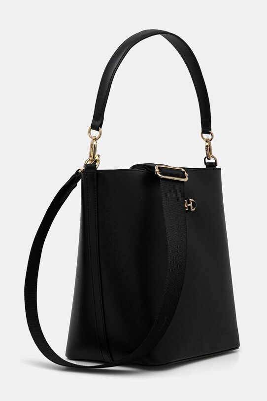 Tommy Hilfiger torebka skórzana AW0AW17396 czarny SS25