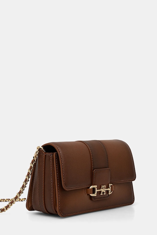 Кожаная сумочка Tommy Hilfiger AW0AW17398 коричневый SS25