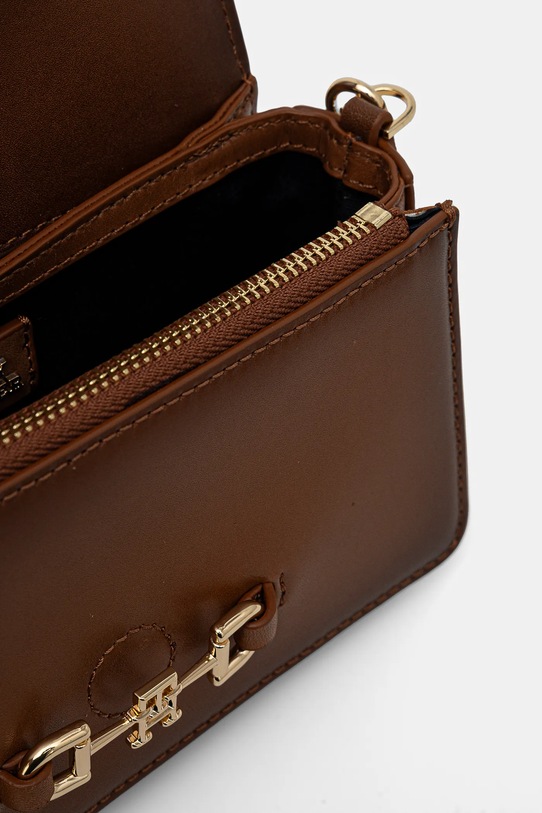 Кожаная сумочка Tommy Hilfiger коричневый AW0AW17398