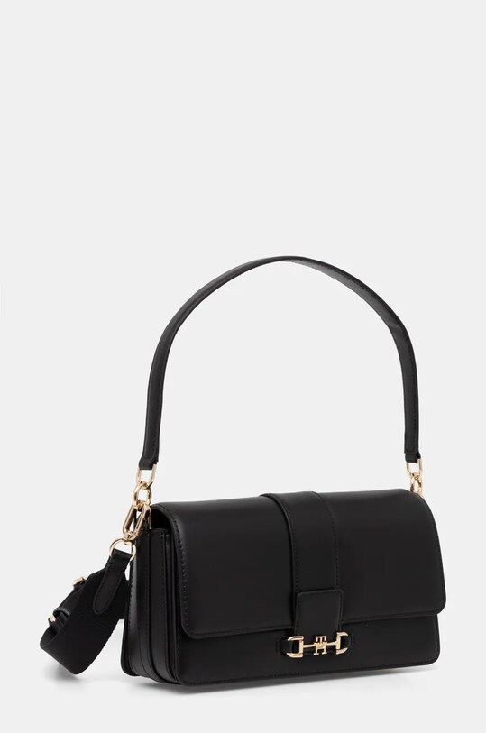 Tommy Hilfiger poseta de piele AW0AW17399 negru SS25