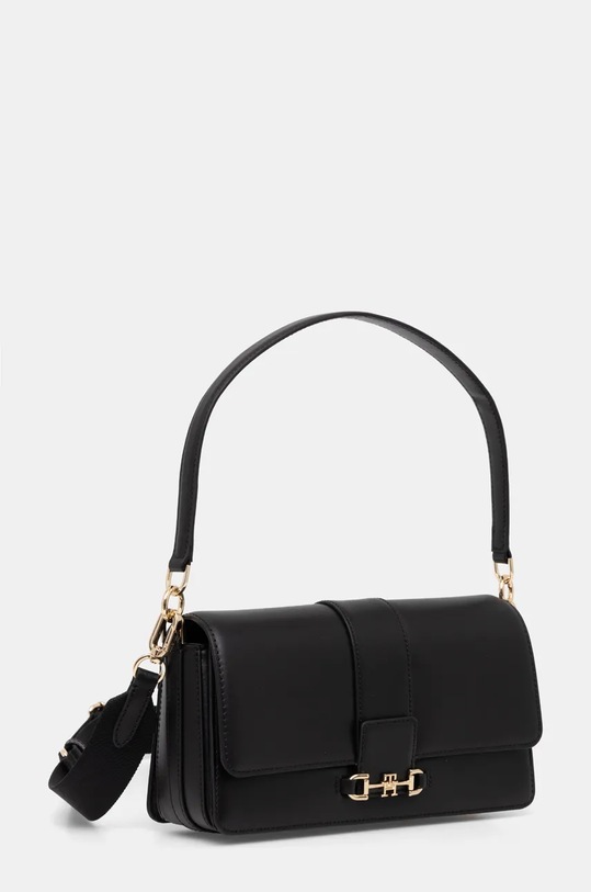 Кожаная сумочка Tommy Hilfiger AW0AW17399 чёрный SS25