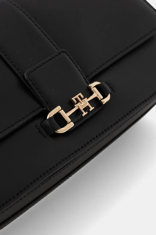 Кожаная сумочка Tommy Hilfiger чёрный AW0AW17399