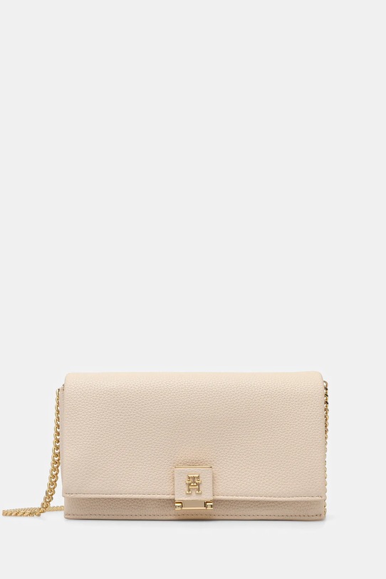 Tommy Hilfiger torebka nie mieści A4 beżowy AW0AW17403