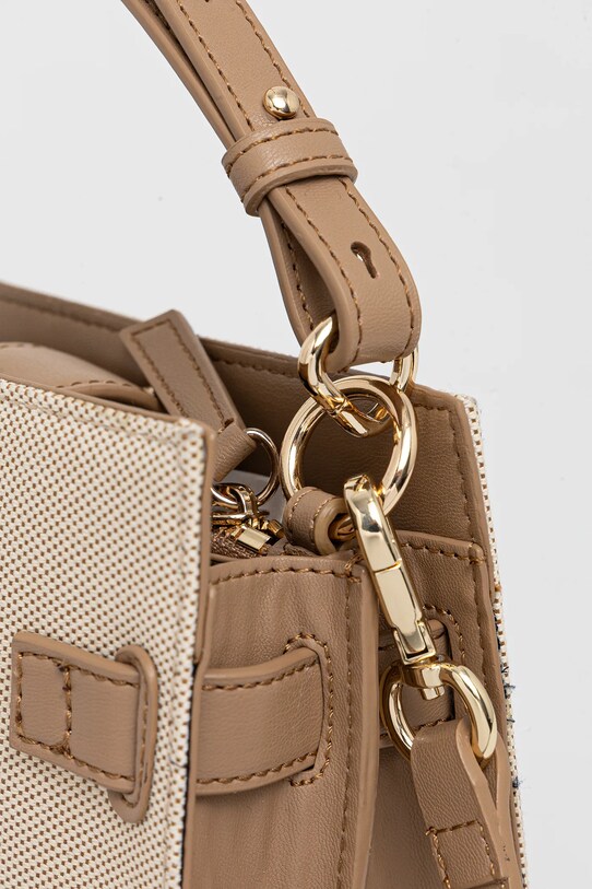 Τσάντα Tommy Hilfiger μπεζ AW0AW17406