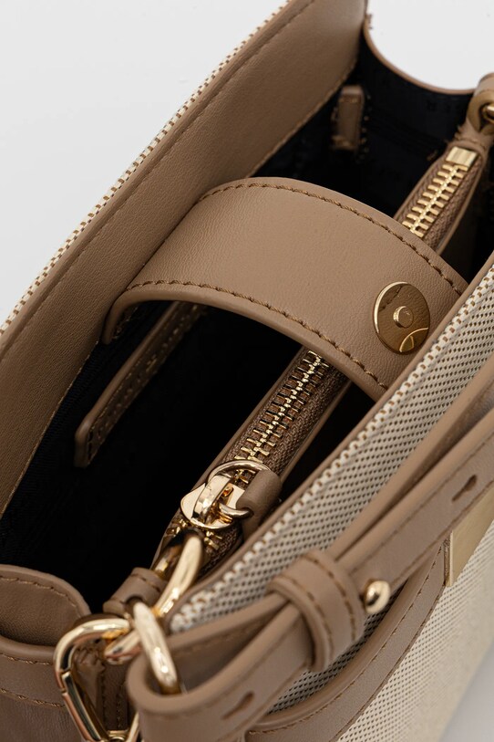 Τσάντα Tommy Hilfiger AW0AW17406 μπεζ