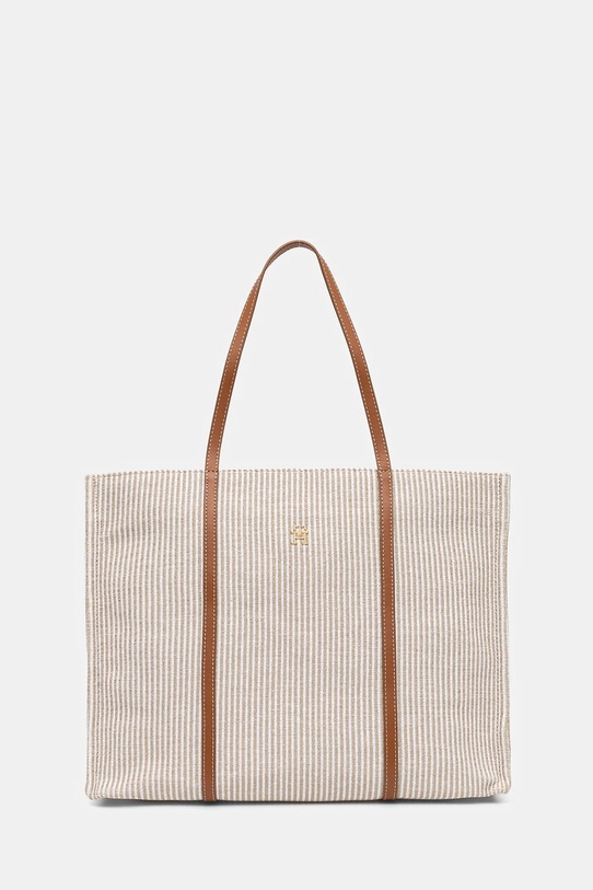 Kabelka Tommy Hilfiger vzorovaný béžová AW0AW17418