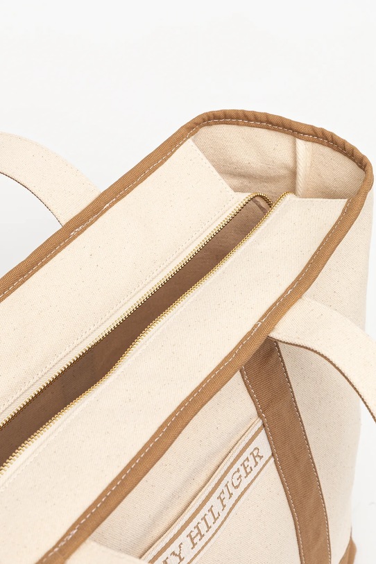 Tommy Hilfiger torebka bawełniana AW0AW17421 beżowy