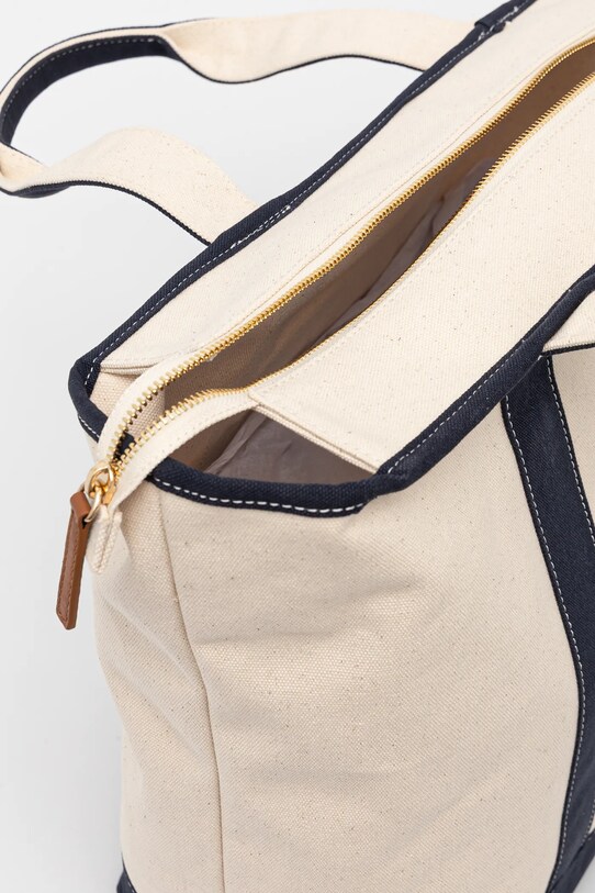 Bavlněná kabelka Tommy Hilfiger béžová AW0AW17421