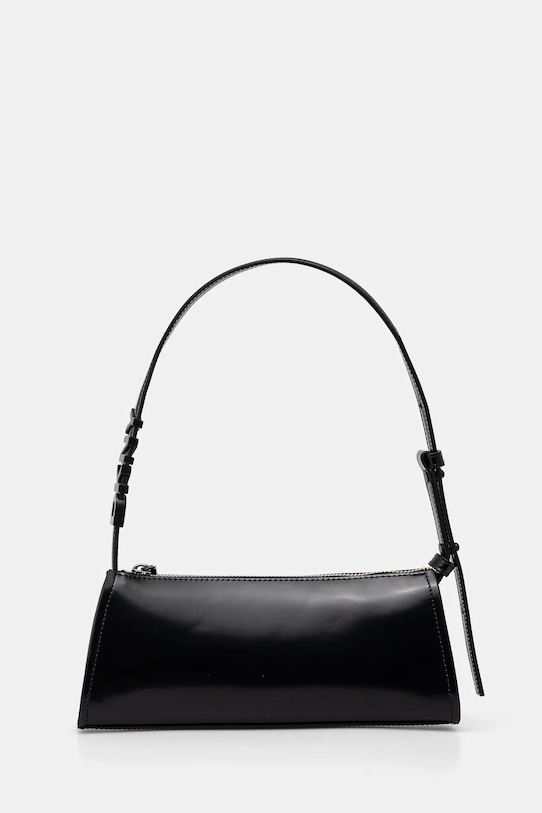 Kožená kabelka Dkny přírodní kůže černá R513DG57