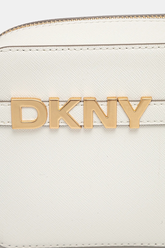 Kožená kabelka Dkny béžová R51E1J31