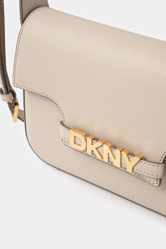 Kožená kabelka Dkny béžová R51E1J30