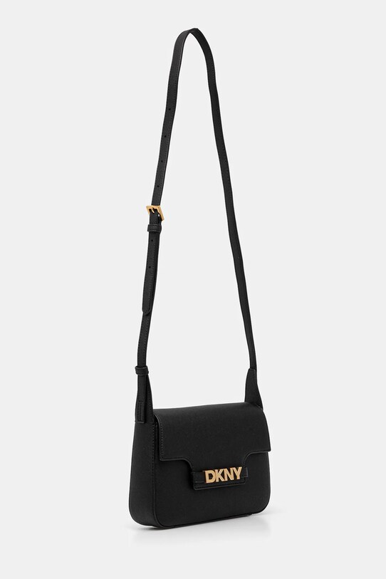 Usnjena torbica Dkny R51E1J30 črna SS25