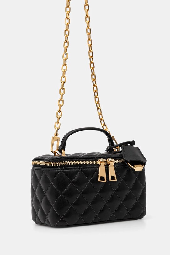 Кожена чанта Dkny R44EKI79 черен SS25
