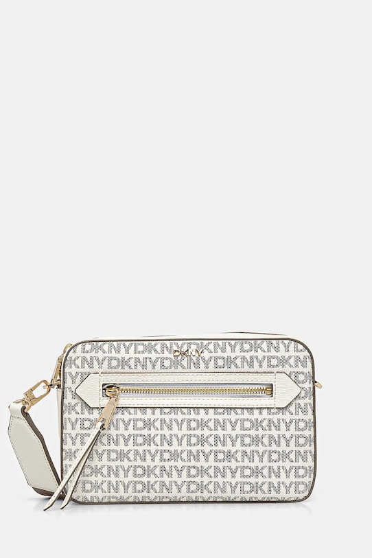 Kabelka Dkny imitácia kože biela R42EYE22