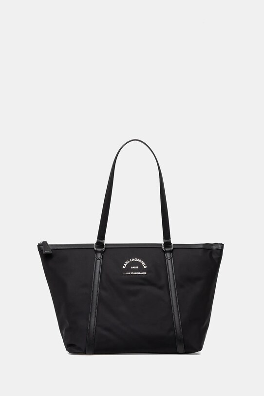 Сумочка Karl Lagerfeld гладкий чорний A2W30080