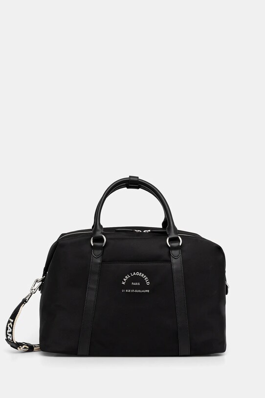 Kabelka Karl Lagerfeld hladký černá A2W30083