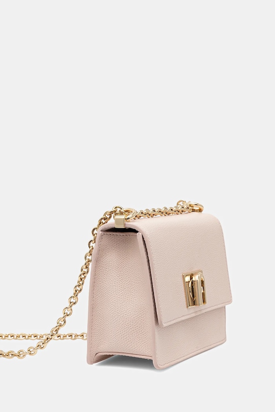 Kožená kabelka Furla BAFKACO.ARE000.0496S růžová SS25