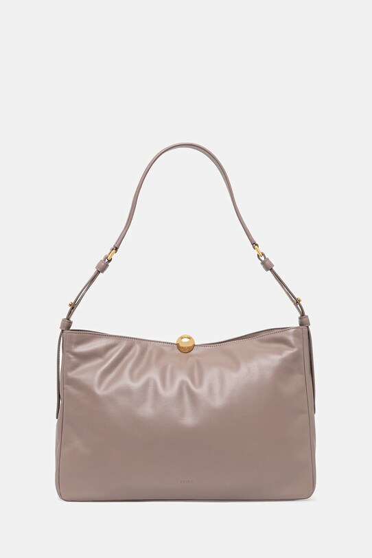 Kožená kabelka Furla přírodní kůže šedá WB01365.BX3168.MA200