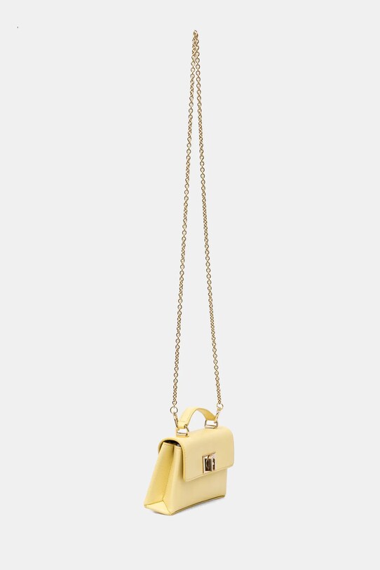 Kožená kabelka Furla WE00423.ARE000.3684S žltá SS25