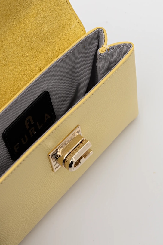 Kožená kabelka Furla WE00423.ARE000.3684S žltá