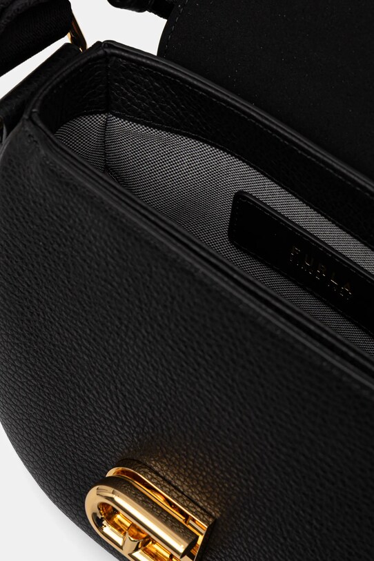 Furla geantă de piele WB01491.BX3916.N9800 negru