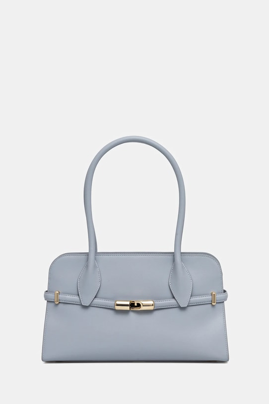 Δερμάτινη τσάντα Furla λείο δέρμα μπλε WB01505.BX3104.55000
