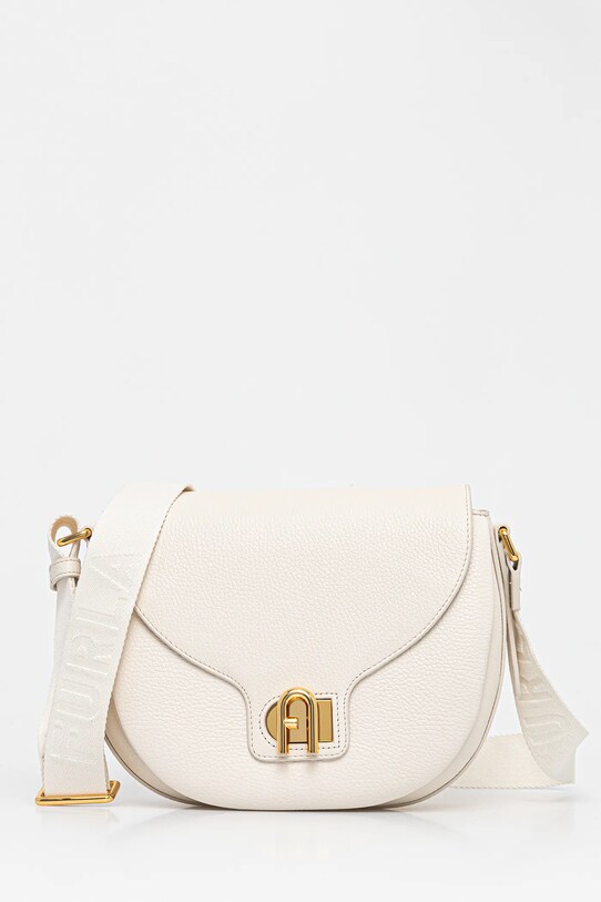 Шкіряна сумочка Furla лицьова шкіра бежевий WB01605.BX0356.3762S