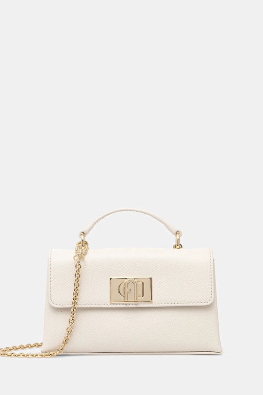 Furla poseta de piele uni alb WE00423.ARE000.PNN00