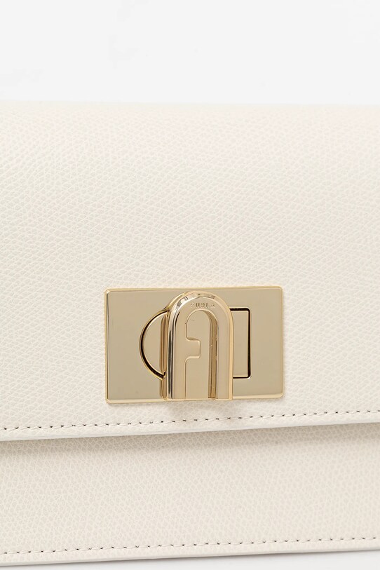 Kožená kabelka Furla béžová BAFKACO.ARE000.PNN00