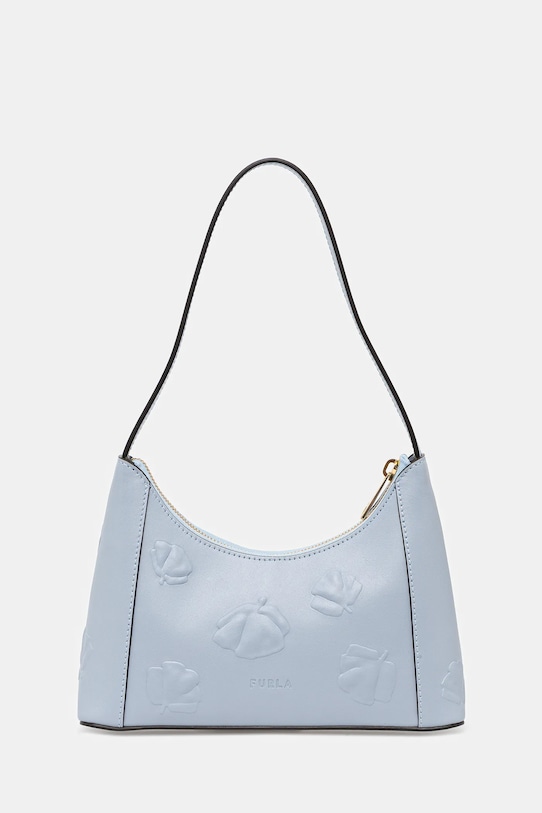 Шкіряна сумочка Furla аплікація блакитний WB00863.BX3822.55000