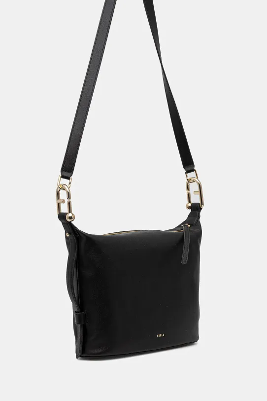 Furla torebka skórzana WB01656.BX2045.O6000 czarny SS25