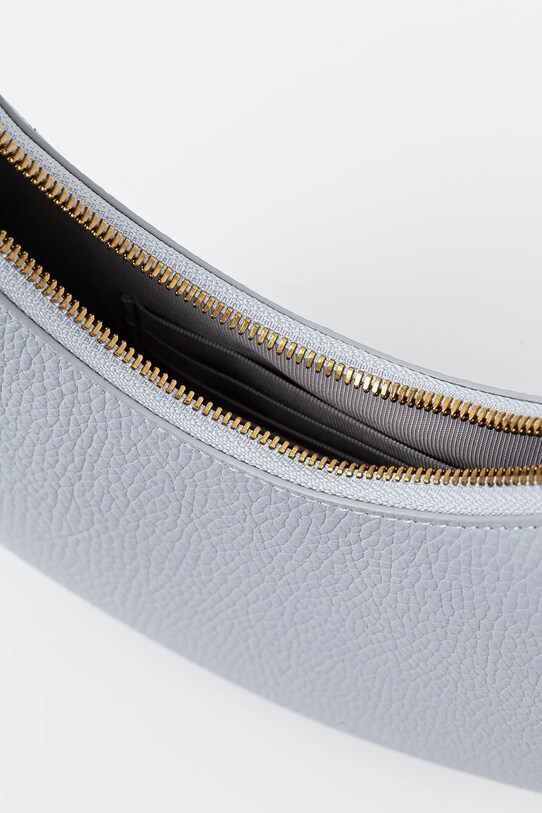 Kožená kabelka Furla WE00648.HSF000.55000 modrá