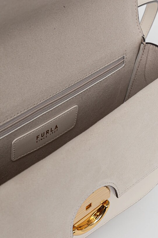 Furla poșetă de piele bej WB01490.BX0428.PNN00