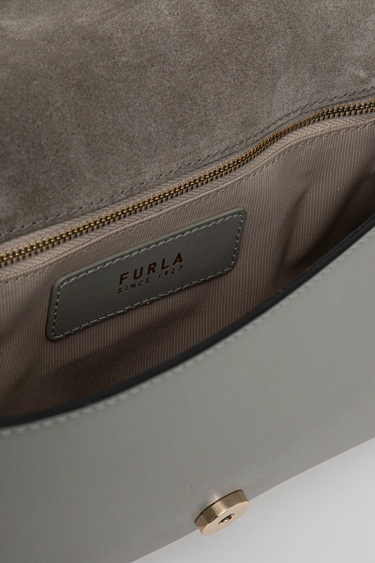 Kožená kabelka Furla WB01654.BX3750.3771S sivá