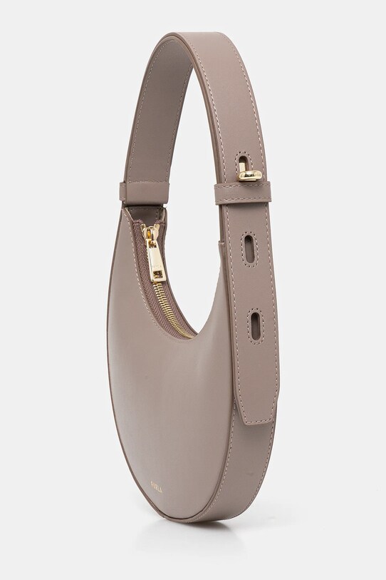 Kožená kabelka Furla WE00649.AX0733.MA200 šedá SS25