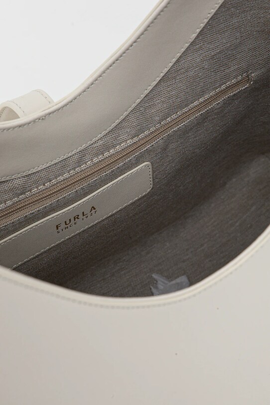Δερμάτινη τσάντα Furla WB01499.BX3104.1704S λευκό