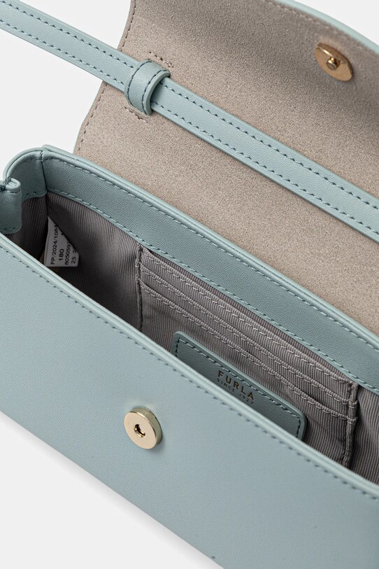 Шкіряна сумочка Furla WE00723.BX3913.AQ000 бірюзовий