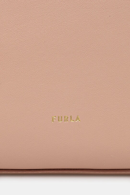 Kožená kabelka Furla oranžová WB01606.BX3169.3766S