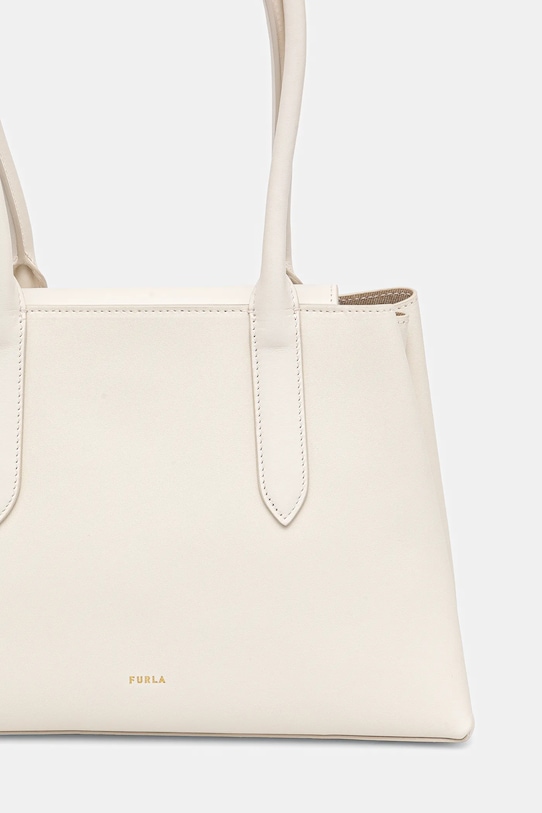 Accesorii Furla geantă de piele WB01606.BX3169.3767S bej