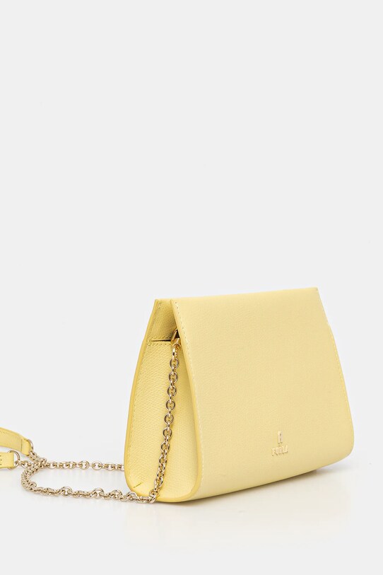 Kožená kabelka Furla WE00774.ARE000.3684S žlutá SS25