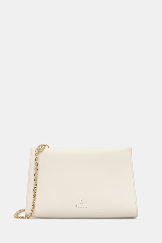 Furla poșetă de piele uni bej WE00774.BX3104.PNN00