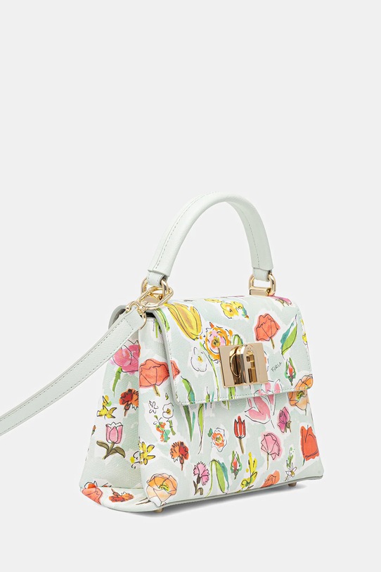 Furla poșetă de piele WB01262.BX3865.TRU00 verde SS25